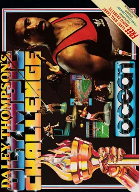 Daley Thompson's Olympic Challenge (UK) (1988) (Trainer) box cover front